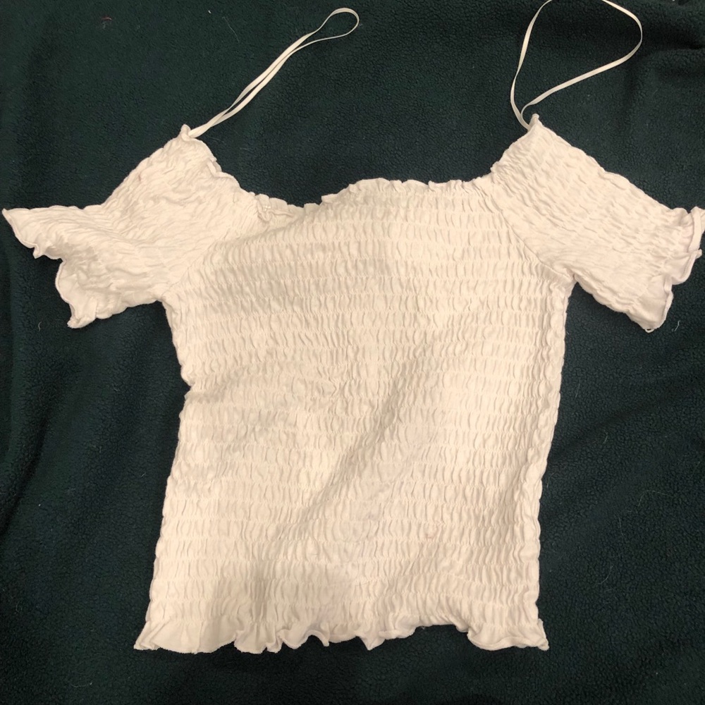 Jack’s | White stretchy crop top